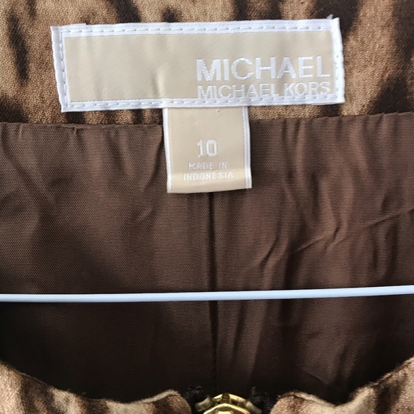 Michael Kors leopard dress zip front - Picture 2 of 3